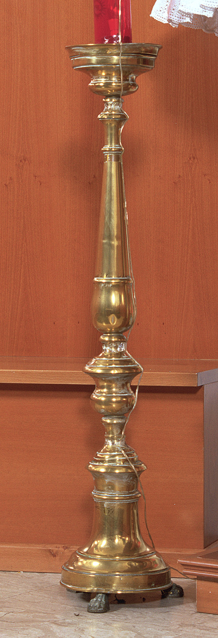 candeliere - produzione italiana (primo quarto sec. XX)