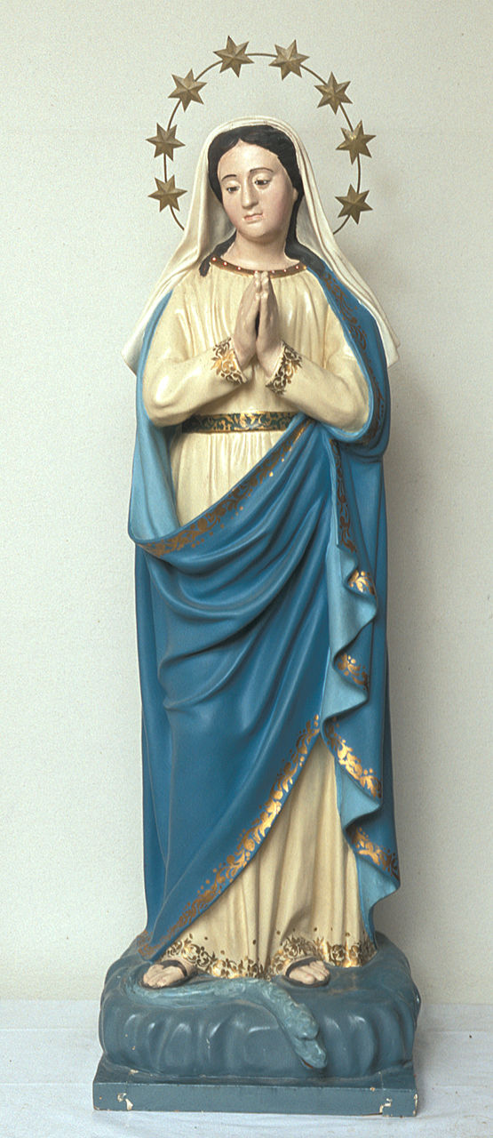 Immacolata concezione (statua, opera isolata) - ambito ferrarese (sec. XIX)