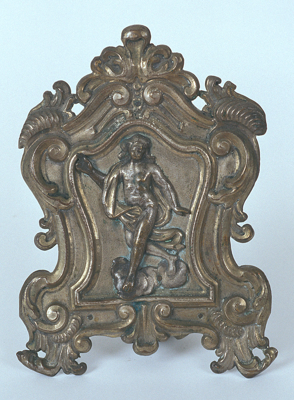 Gesù Cristo risorto (pace, opera isolata) - bottega ferrarese (metà sec. XVIII)