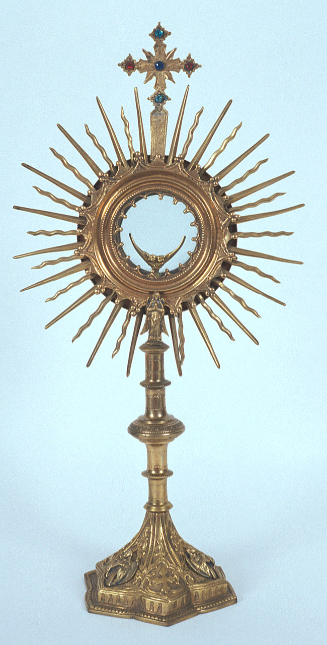 ostensorio, opera isolata - produzione italiana (primo quarto sec. XX)