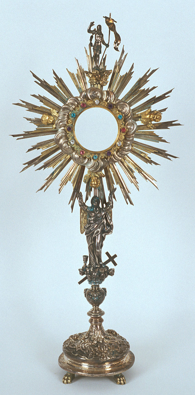 ostensorio, opera isolata - ambito veneziano (sec. XVIII)