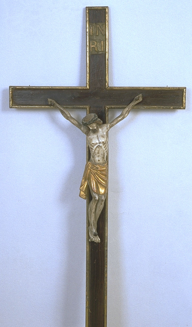 crocifisso, opera isolata - ambito ferrarese (secc. XVIII/ XIX)