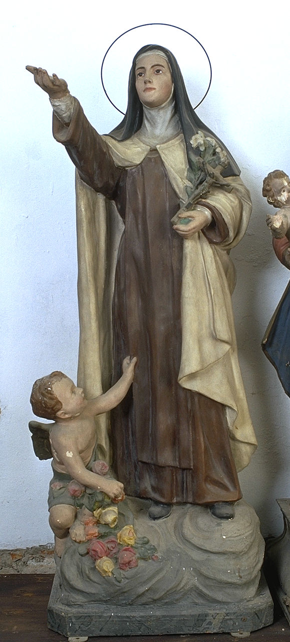 Santa Teresa del Bambin Gesù (statua, opera isolata) - ambito ferrarese (sec. XX)