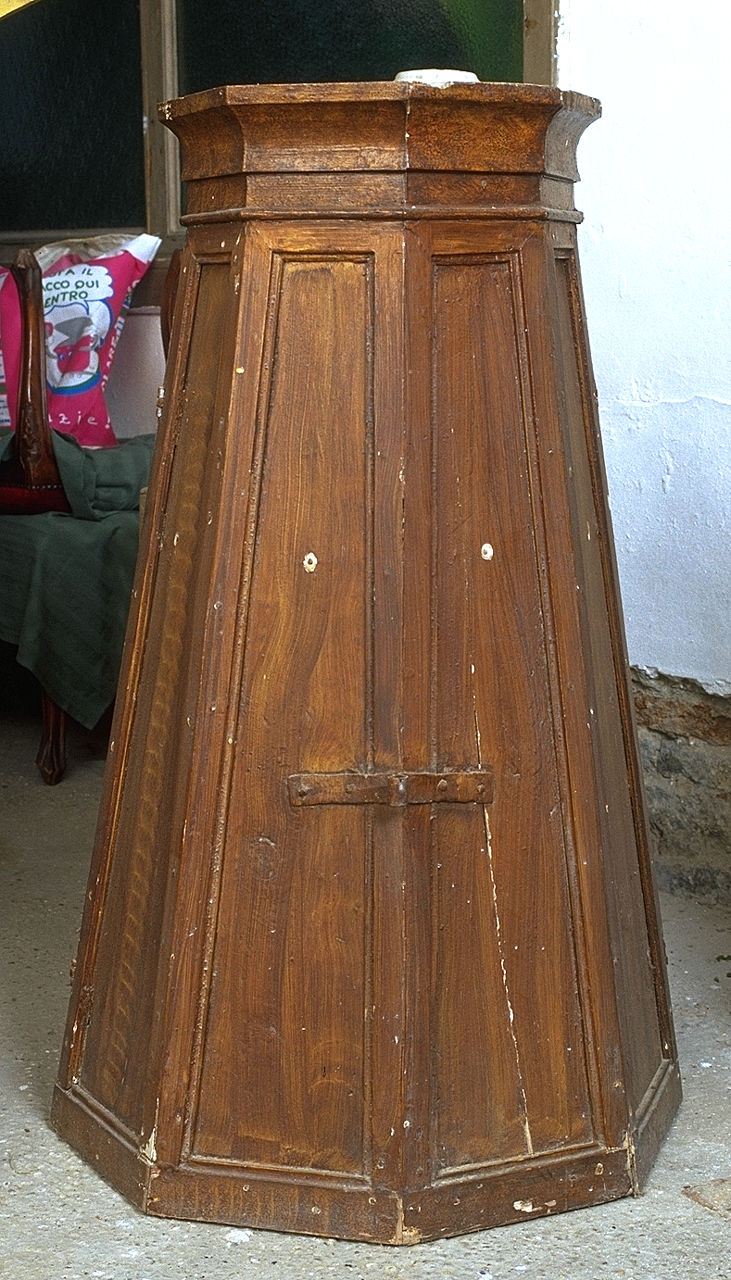 coperchio del fonte battesimale, opera isolata - ambito ferrarese (ultimo quarto sec. XVIII)