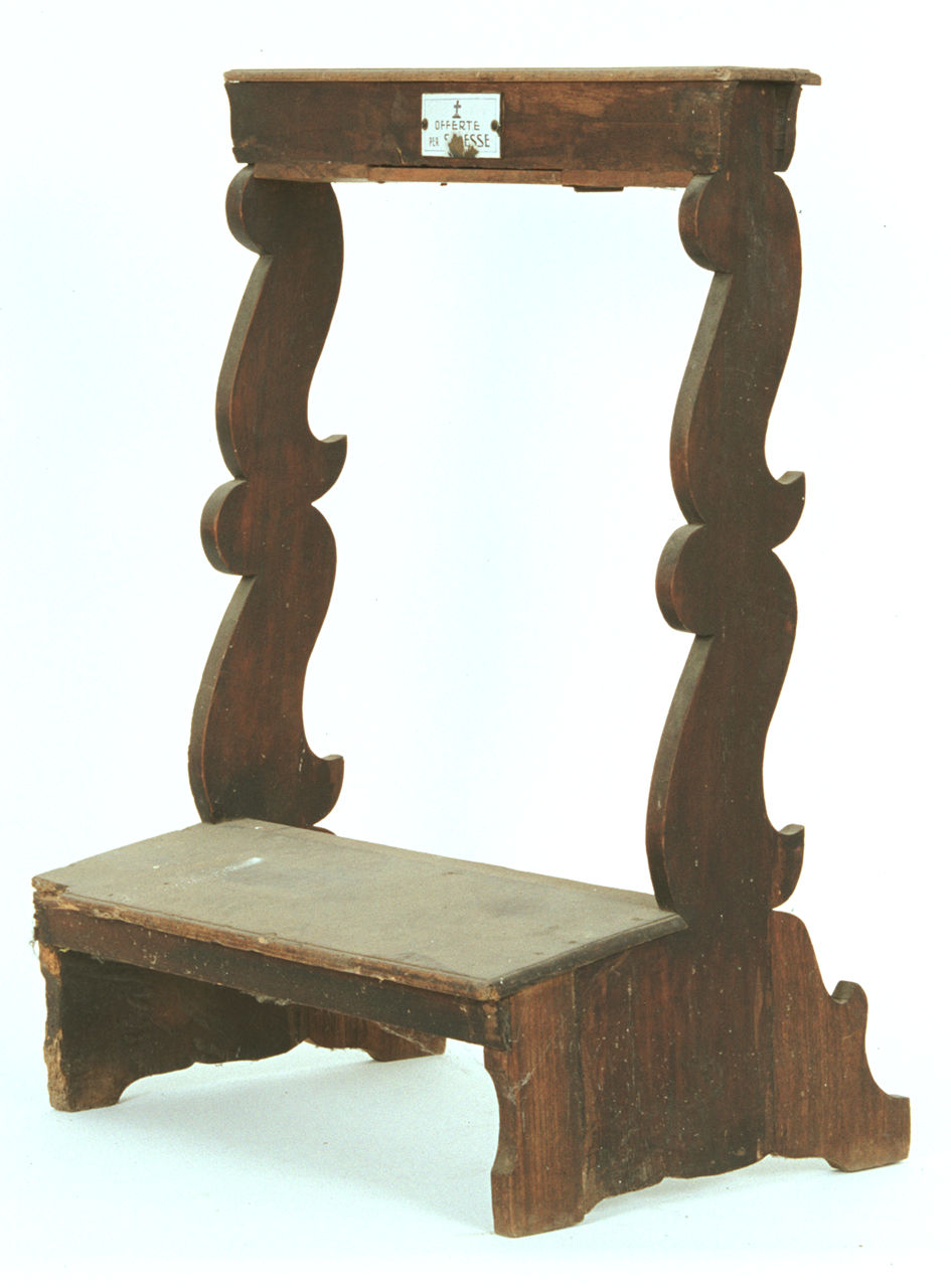 inginocchiatoio, serie - ambito ferrarese (sec. XVIII)