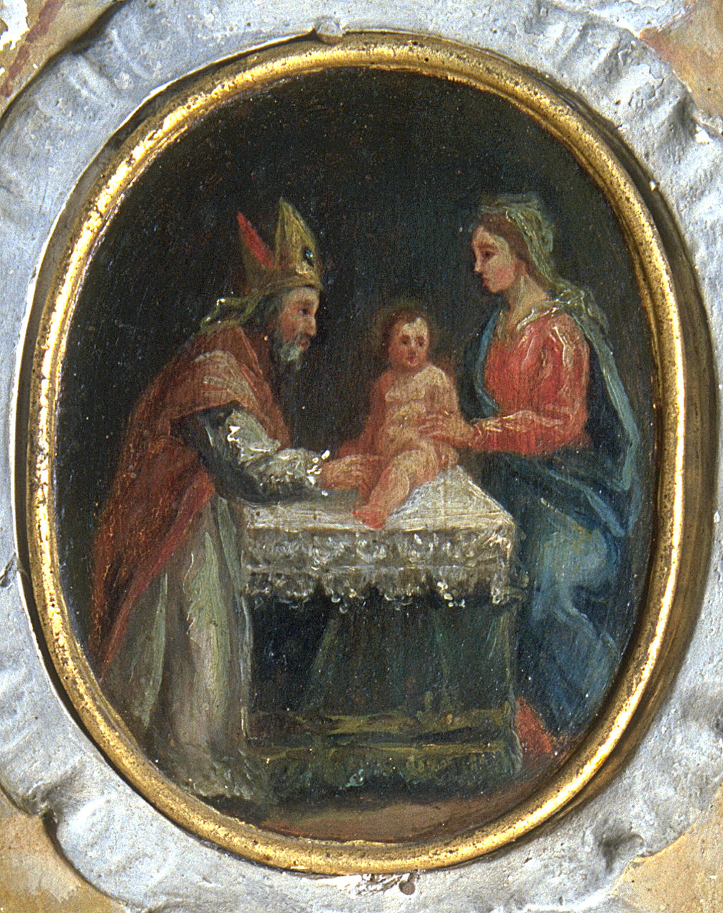 Presentazione di Gesù al tempio (dipinto, elemento d'insieme) - ambito ferrarese (ultimo quarto sec. XVIII)