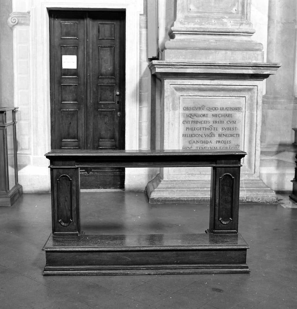 inginocchiatoio - manifattura emiliana (sec. XVIII)