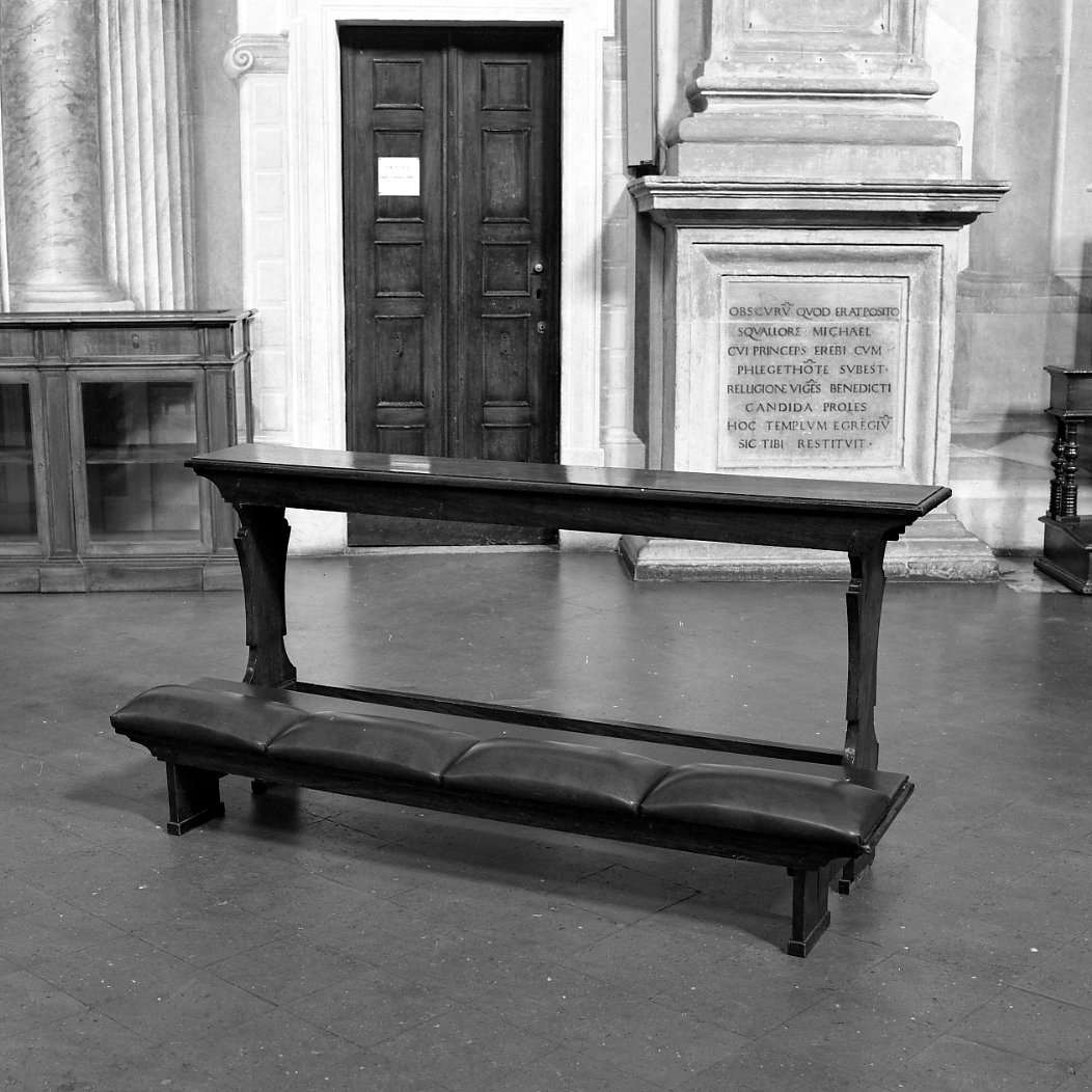 inginocchiatoio, serie - manifattura emiliana (sec. XVII)