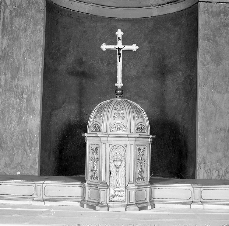 tabernacolo - a tempietto - manifattura emiliana (primo quarto sec. XX)