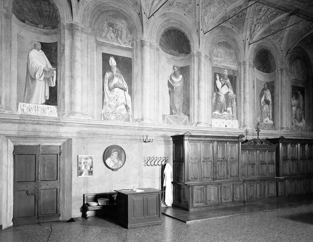 decorazione pittorica di Sellari Girolamo detto Girolamo da Carpi, Pupini Biagio detto Biagio dalla Lame, Borghese Giovanni (sec. XVI)
