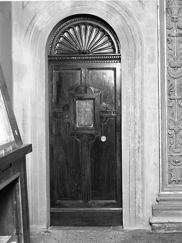 porta - manifattura emiliana (metà sec. XIX)