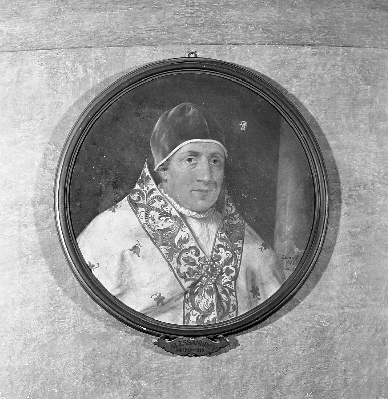 Ritratto di papa Alessandro V (dipinto) di Alberi Clemente (sec. XIX)