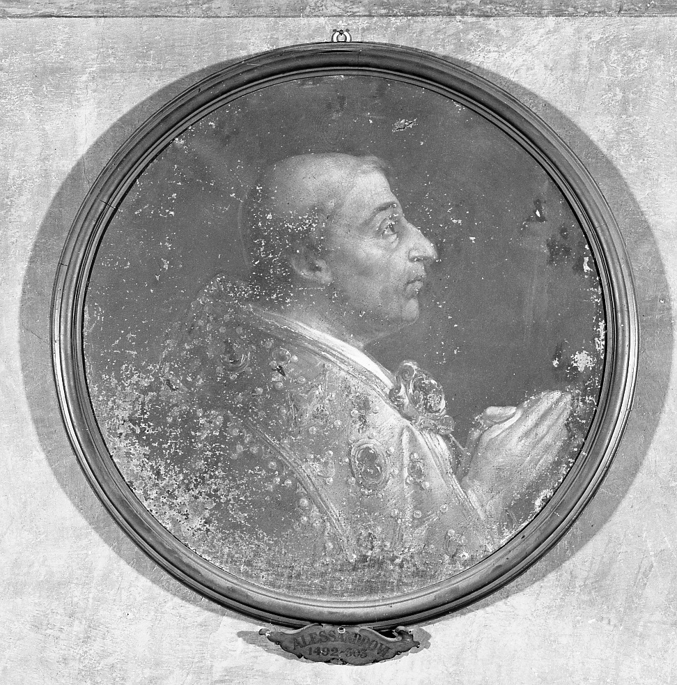 Ritratto di papa Alessandro VI (dipinto) di Podesti Francesco (sec. XIX)