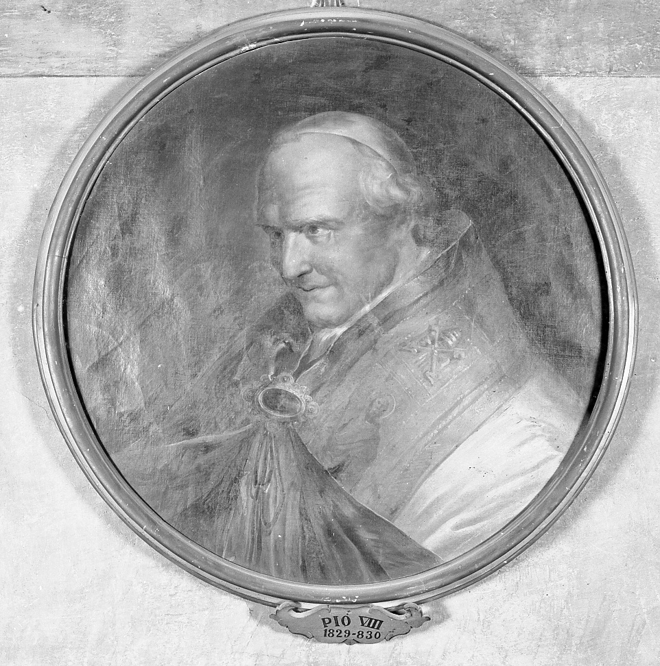 Ritratto di papa Pio VIII (dipinto) di Faletti (sec. XIX)