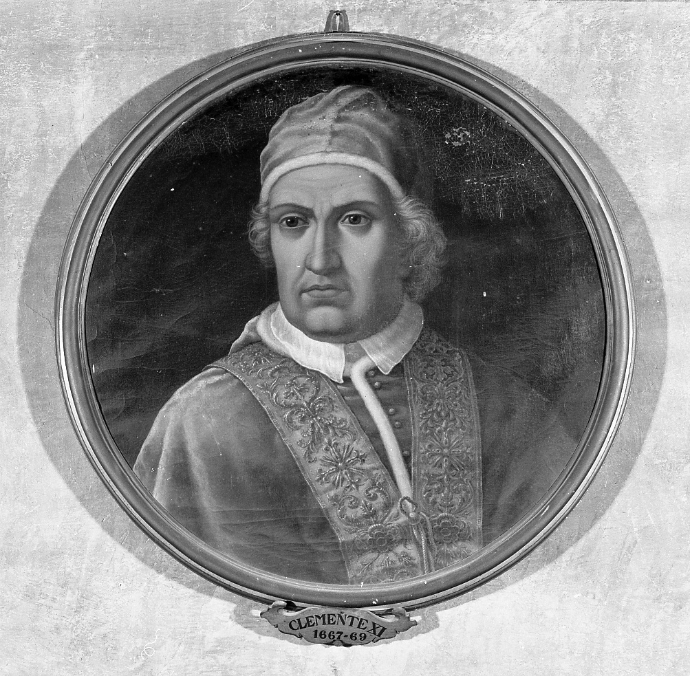 Ritratto di papa Clemente XI (dipinto) di Grossi Luigi (sec. XIX)