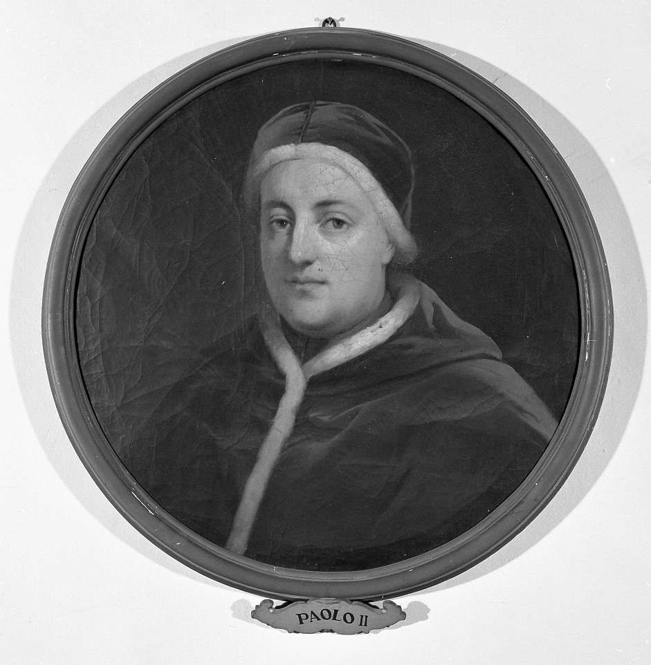 Ritratto di papa Paolo II (dipinto) di Nerozzi Cesare (sec. XIX)