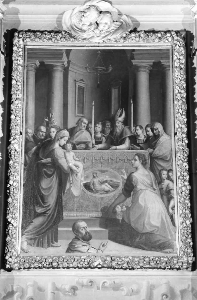 presentazione di Gesù al tempio (pala d'altare) di Ramenghi Giovanni Battista detto Bagnacavallo il Giovane (fine sec. XVI)