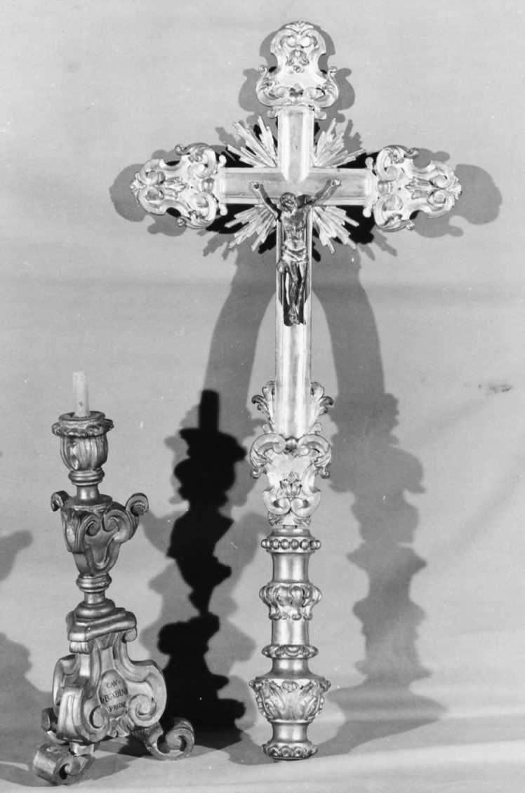 croce d'altare - manifattura bolognese (secc. XVIII/ XIX)