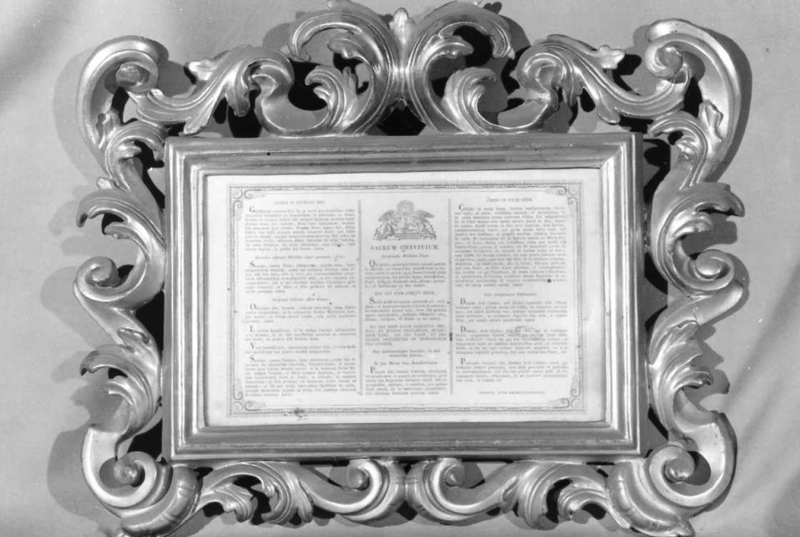 cartagloria - produzione bolognese (sec. XVIII)