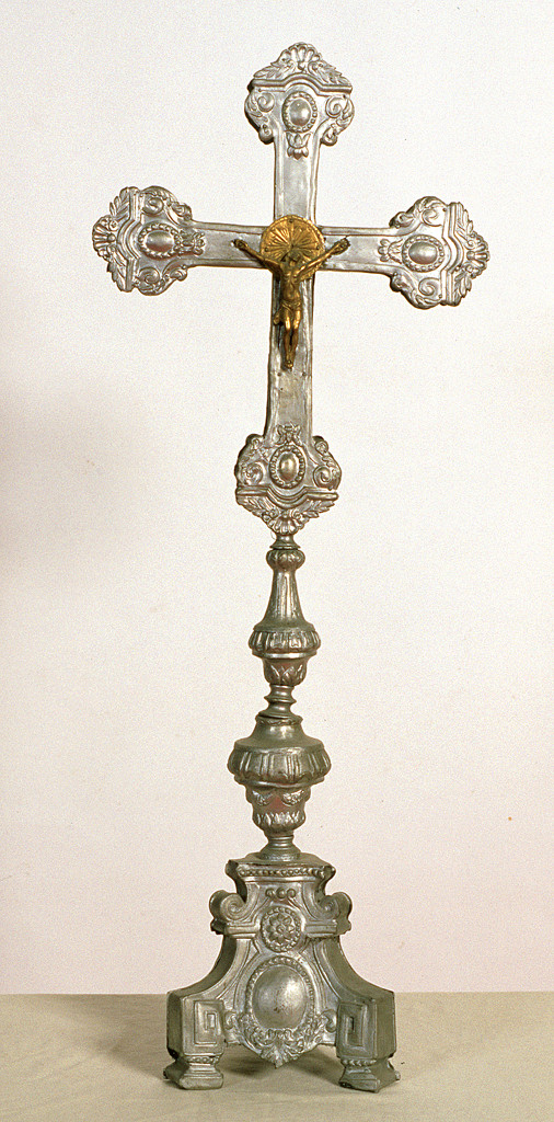 croce d'altare, opera isolata - ambito ferrarese (primo quarto sec. XIX)