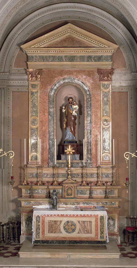 altare, opera isolata - ambito ferrarese (sec. XIX)