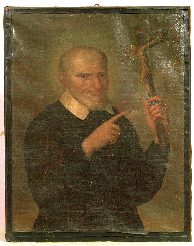 San Filippo Neri (dipinto, opera isolata) - ambito ferrarese (sec. XVII)