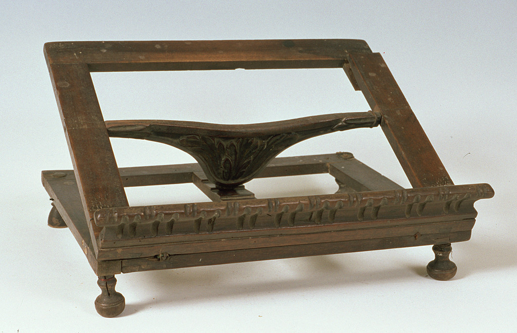 leggio, opera isolata - ambito ferrarese (prima metà sec. XIX)