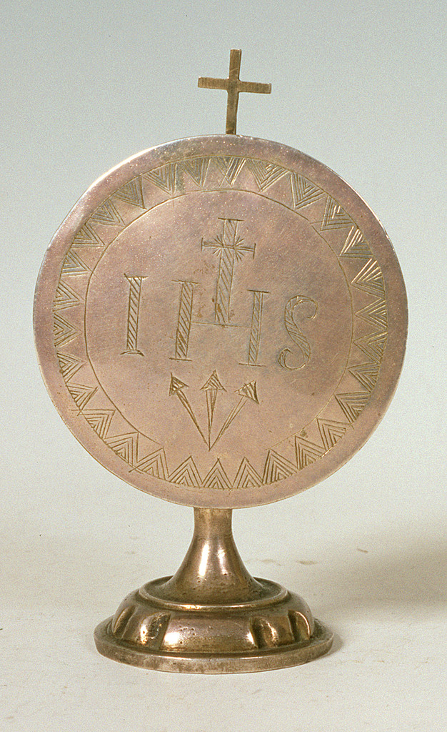 teca eucaristica, opera isolata - ambito ferrarese (sec. XIX)