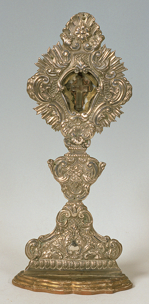 reliquiario - a ostensorio, opera isolata - bottega ferrarese (prima metà sec. XIX)