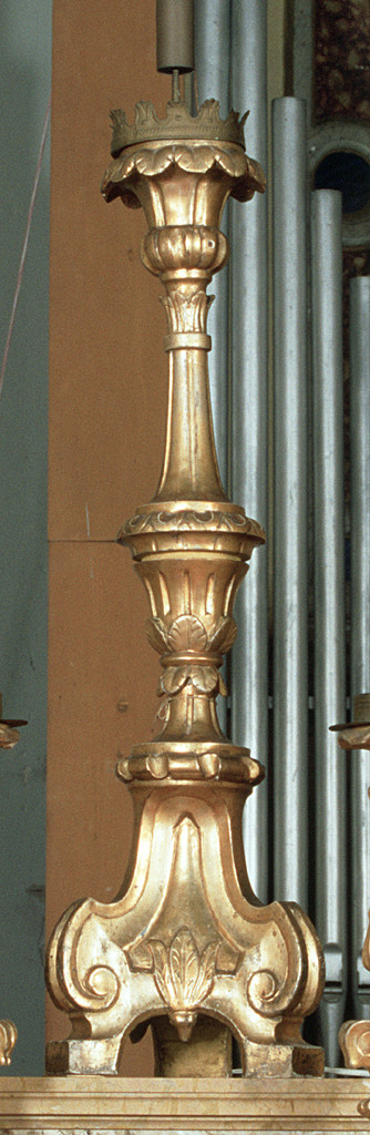 candelabro, serie - ambito ferrarese (sec. XIX)