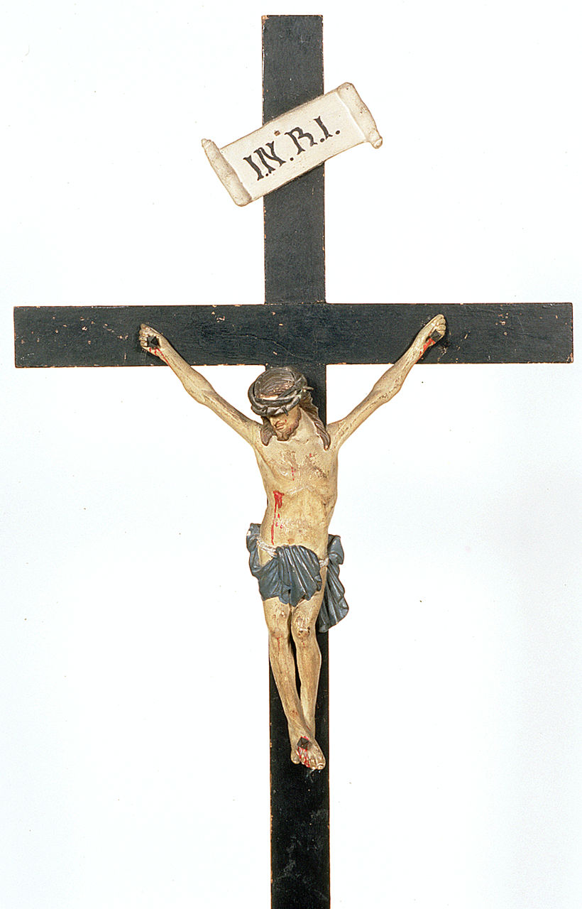 crocifisso, opera isolata - ambito ferrarese (prima metà sec. XIX)