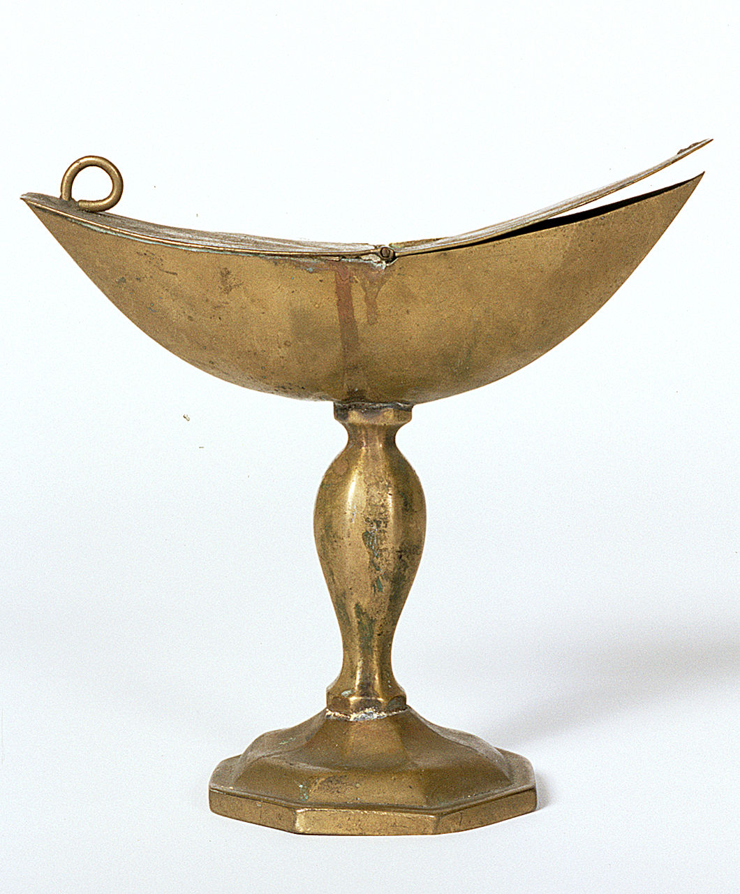 navicella portaincenso, opera isolata - ambito ferrarese (sec. XIX)