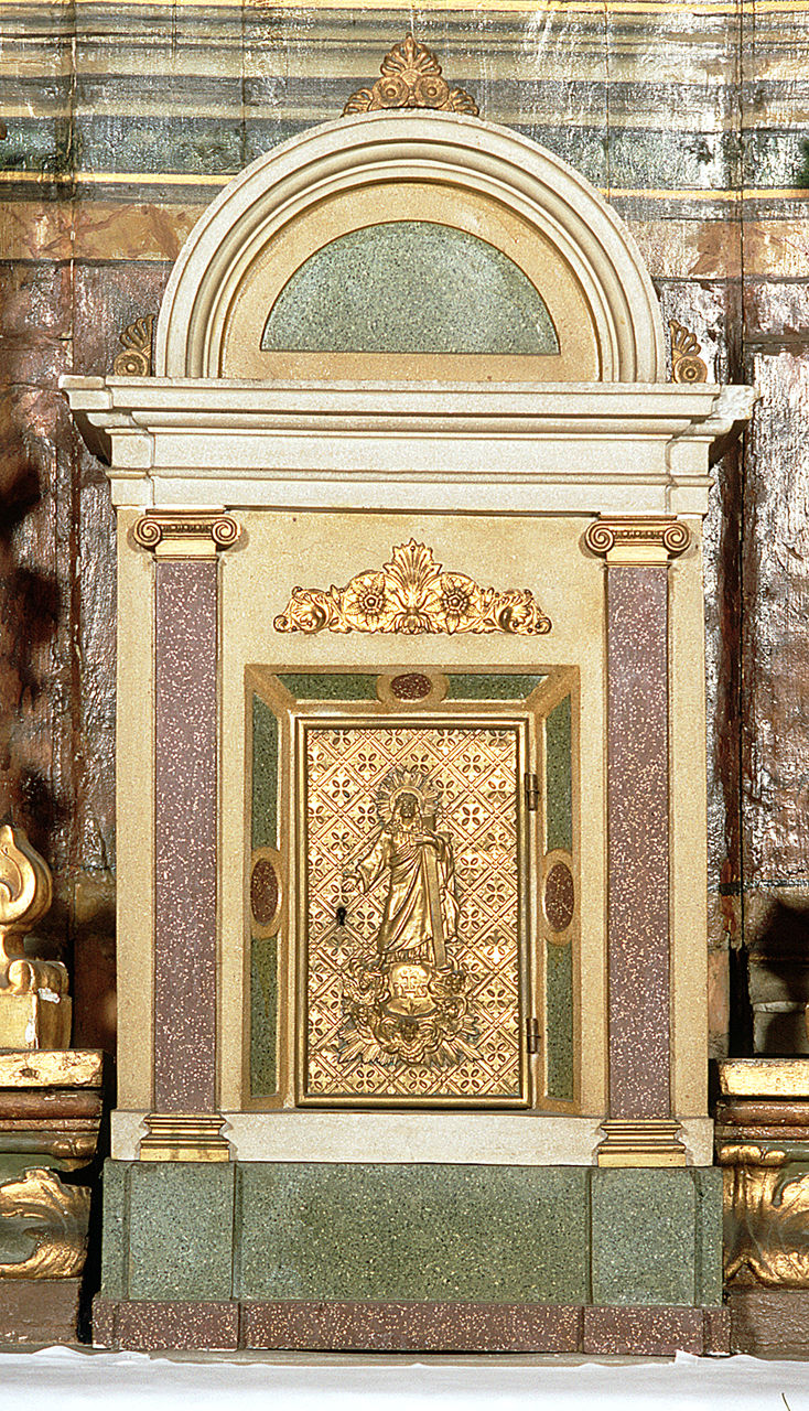 tabernacolo, opera isolata - ambito ferrarese (primo quarto sec. XX)