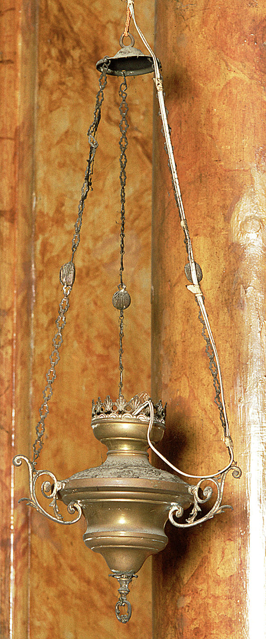 lampada pensile, serie - produzione italiana (primo quarto sec. XX)