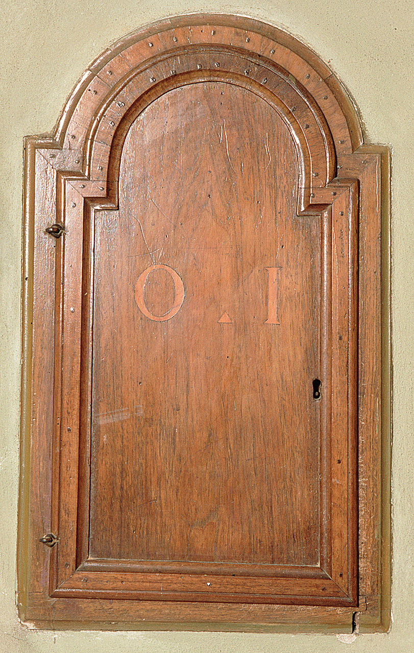 sportello di tabernacolo, serie - ambito ferrarese (seconda metà sec. XIX)