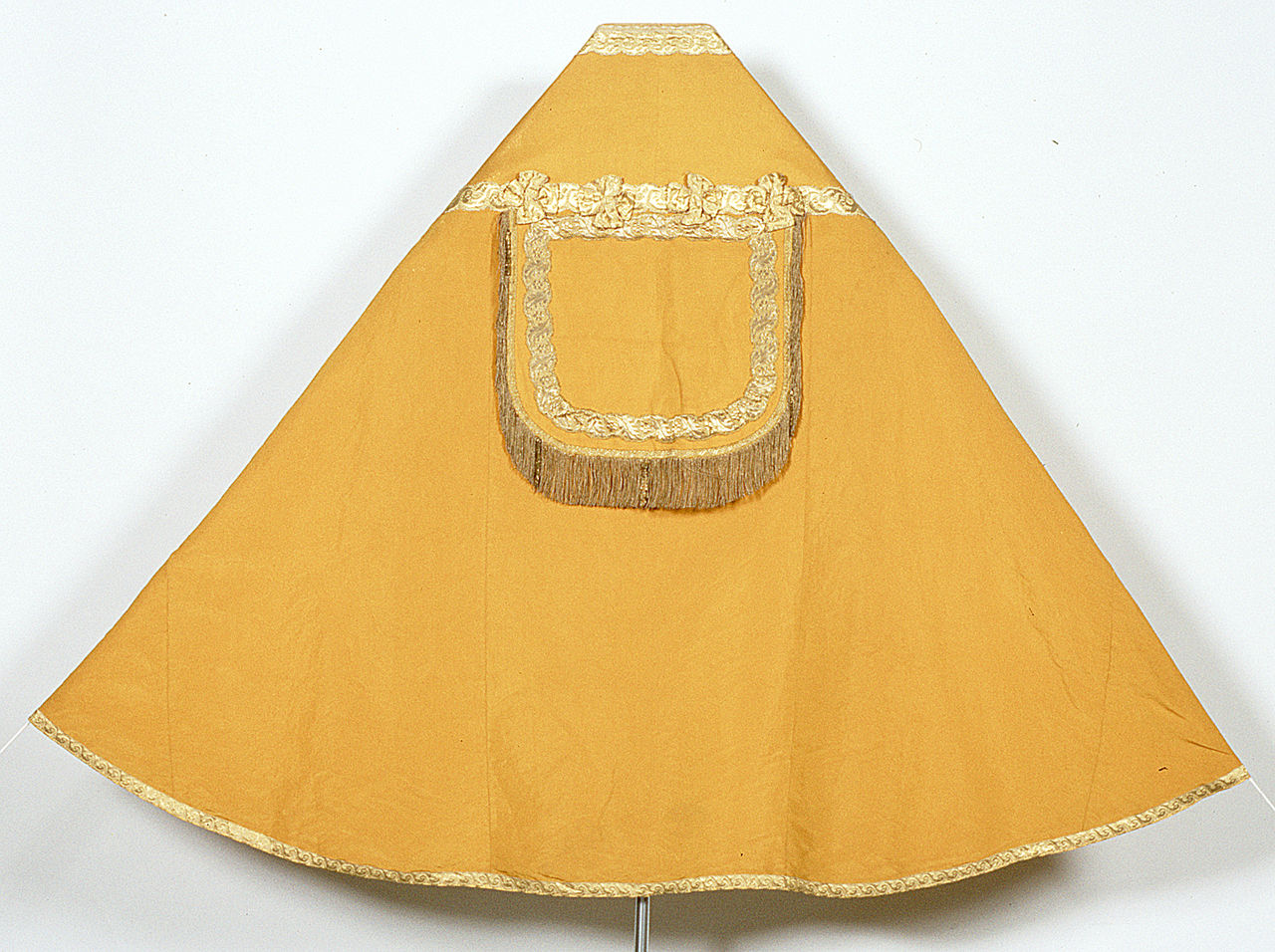 piviale, elemento d'insieme - manifattura italiana (secc. XIX/ XX)