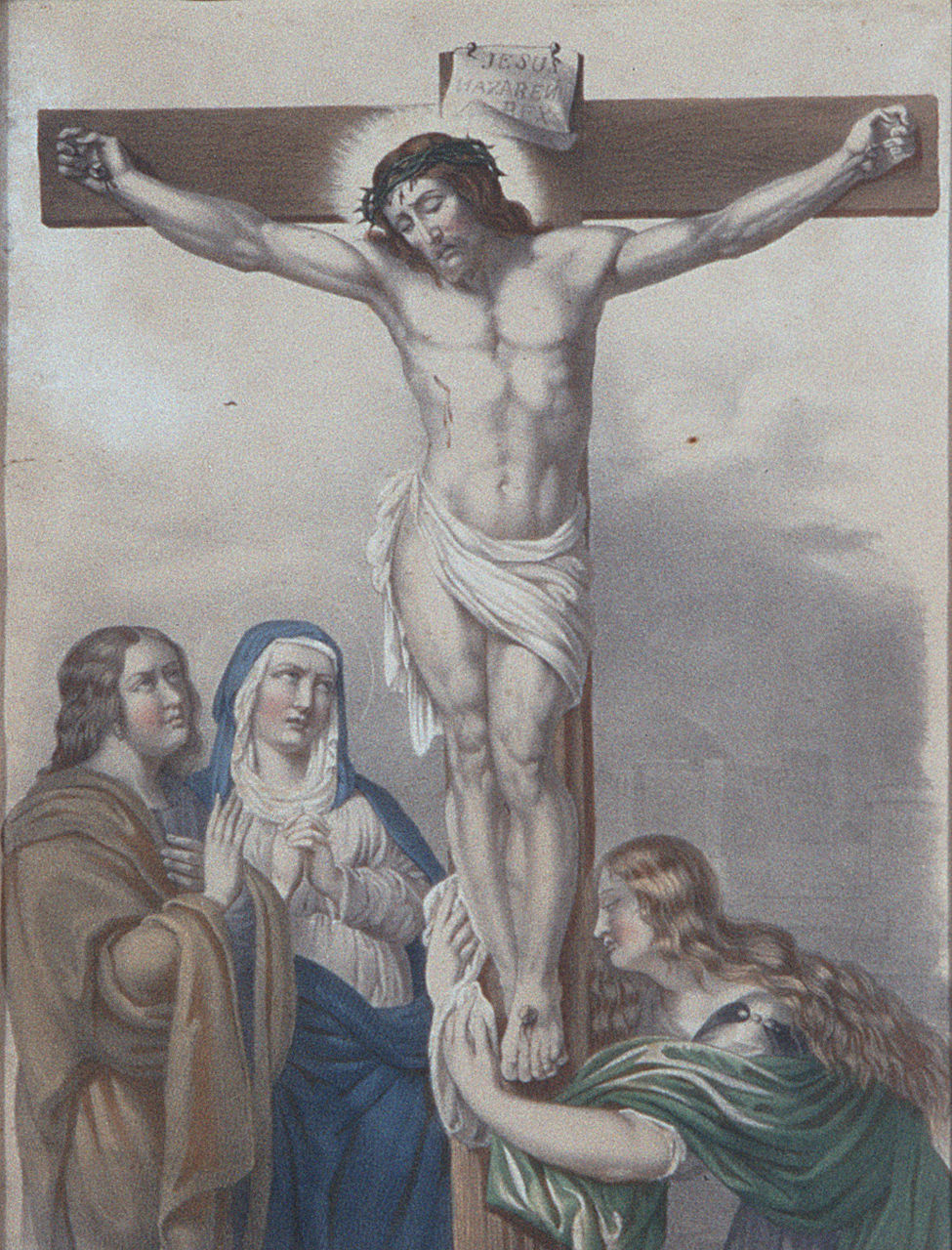 Gesù Cristo morto in croce (Via Crucis XII) (stampa, elemento d'insieme) - ambito francese (sec. XIX)
