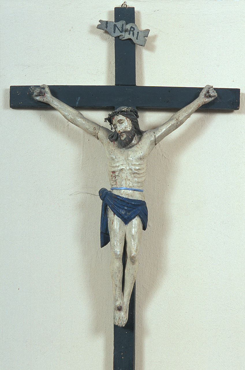 crocifisso, opera isolata - ambito ferrarese (sec. XIX)