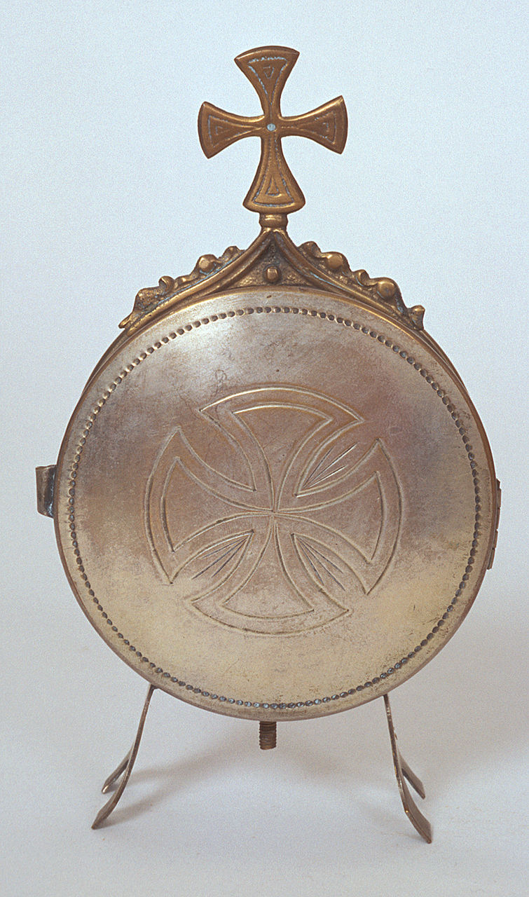 teca eucaristica, opera isolata - produzione italiana (secondo quarto sec. XX)