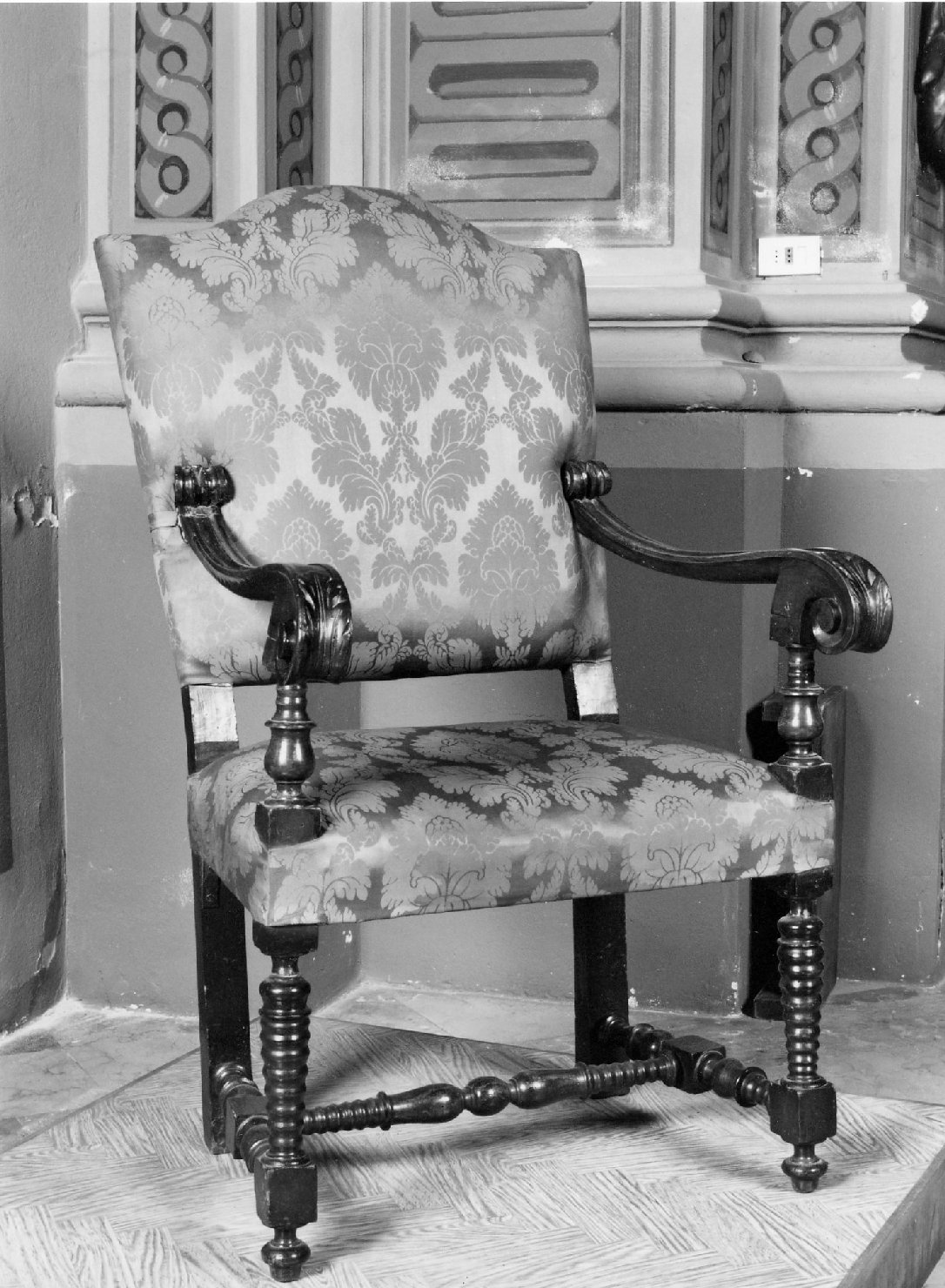 servizio di sedie, insieme - manifattura emiliana (seconda metà sec. XVII)