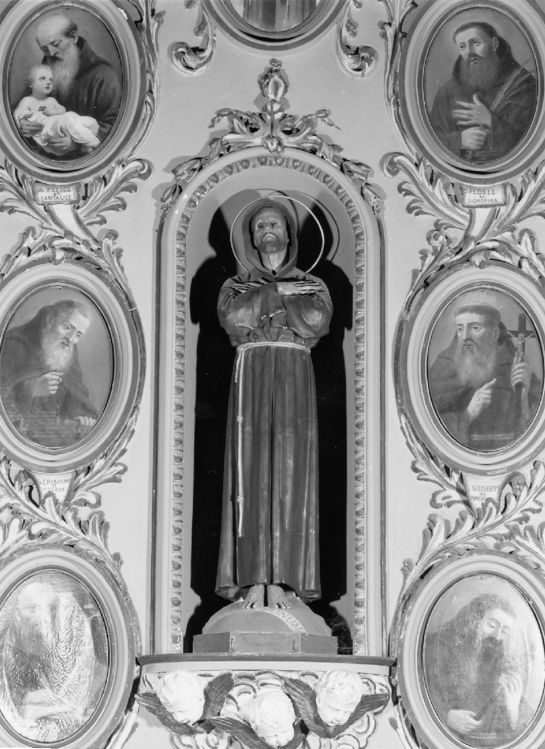 San Francesco d'Assisi (statua) - manifattura emiliano-romagnola (ultimo quarto sec. XIX)