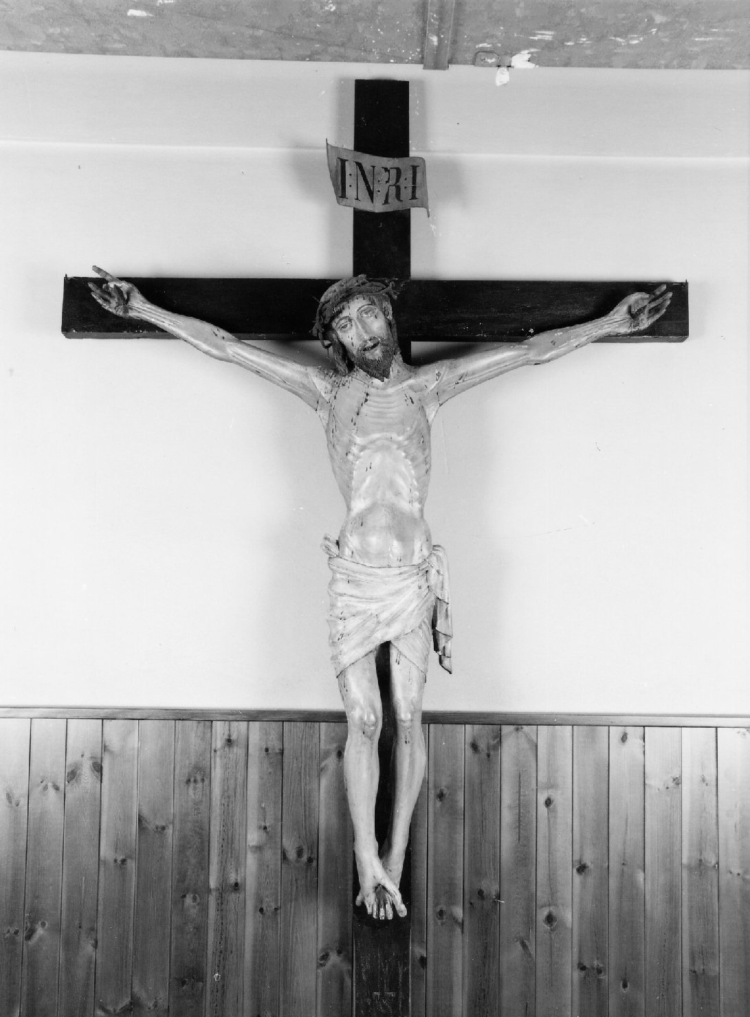 Cristo crocifisso (scultura) - manifattura Europa settentrionale (sec. XVI)