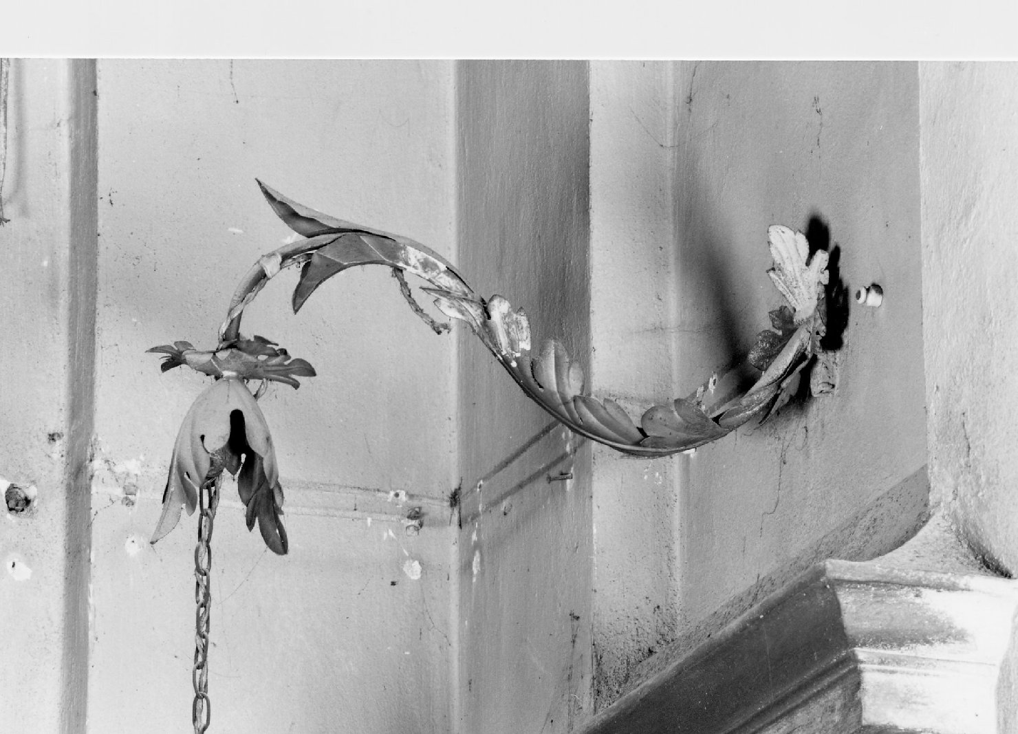 candeliere da parete - manifattura emiliana (seconda metà sec. XIX)