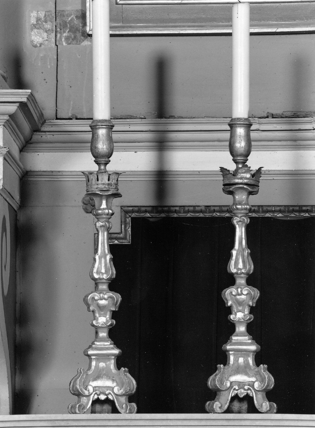 candeliere - manifattura emiliana (seconda metà sec. XVIII)