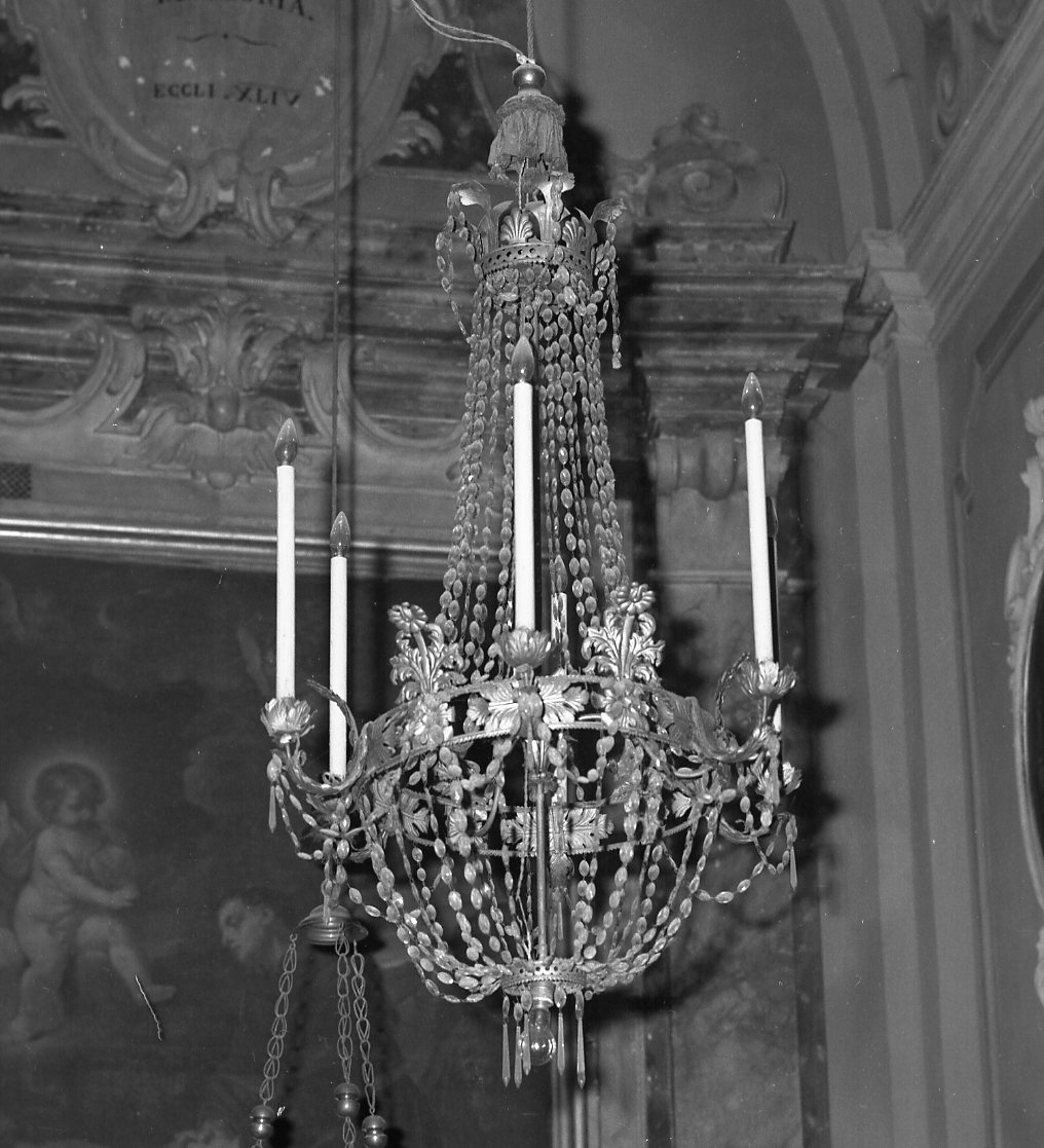 lampadario - bottega emiliana (sec. XVIII)