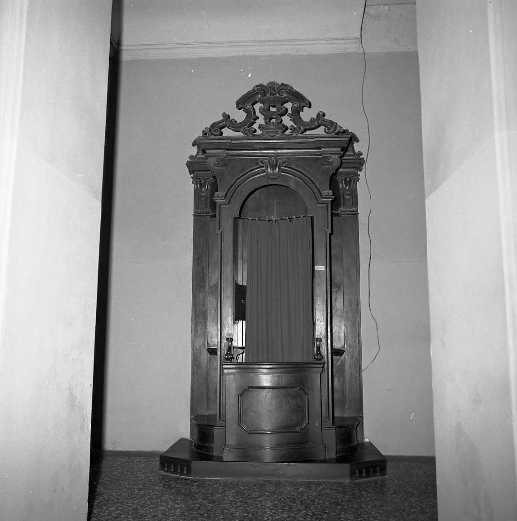 confessionale - bottega emiliana (sec. XVIII)