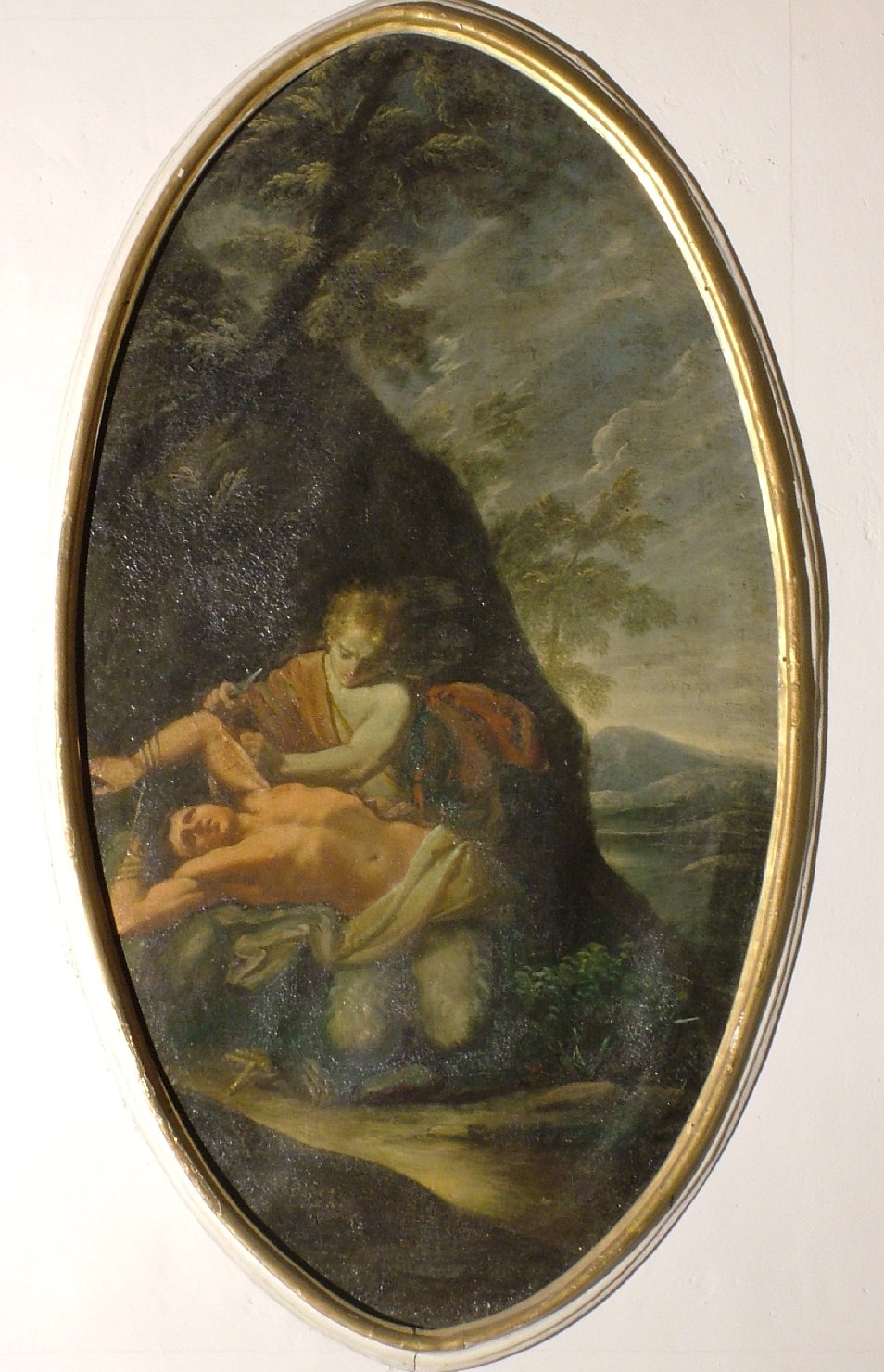 Apollo e Marsia (dipinto, elemento d'insieme) di Graziani Ercole il Giovane (attribuito) (inizio sec. XVIII)