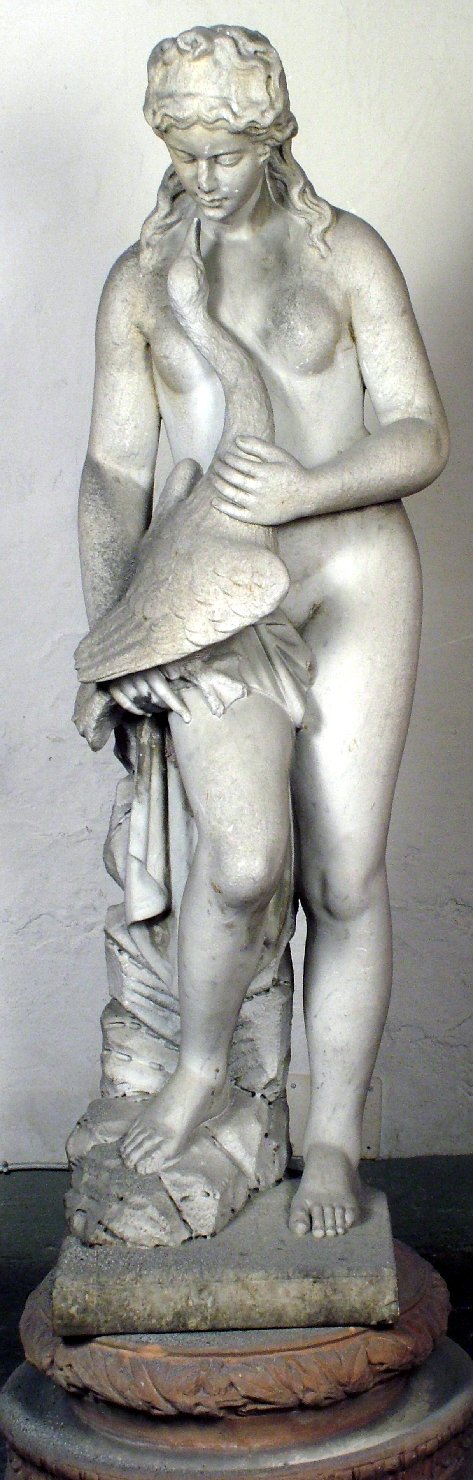Leda e il cigno (statua) - ambito bolognese (sec. XIX)