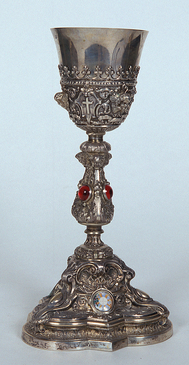 calice - bottega ferrarese (secondo quarto sec. XIX)