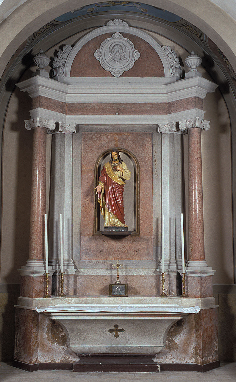 altare - bottega ferrarese (fine/inizio secc. XIX/ XX)